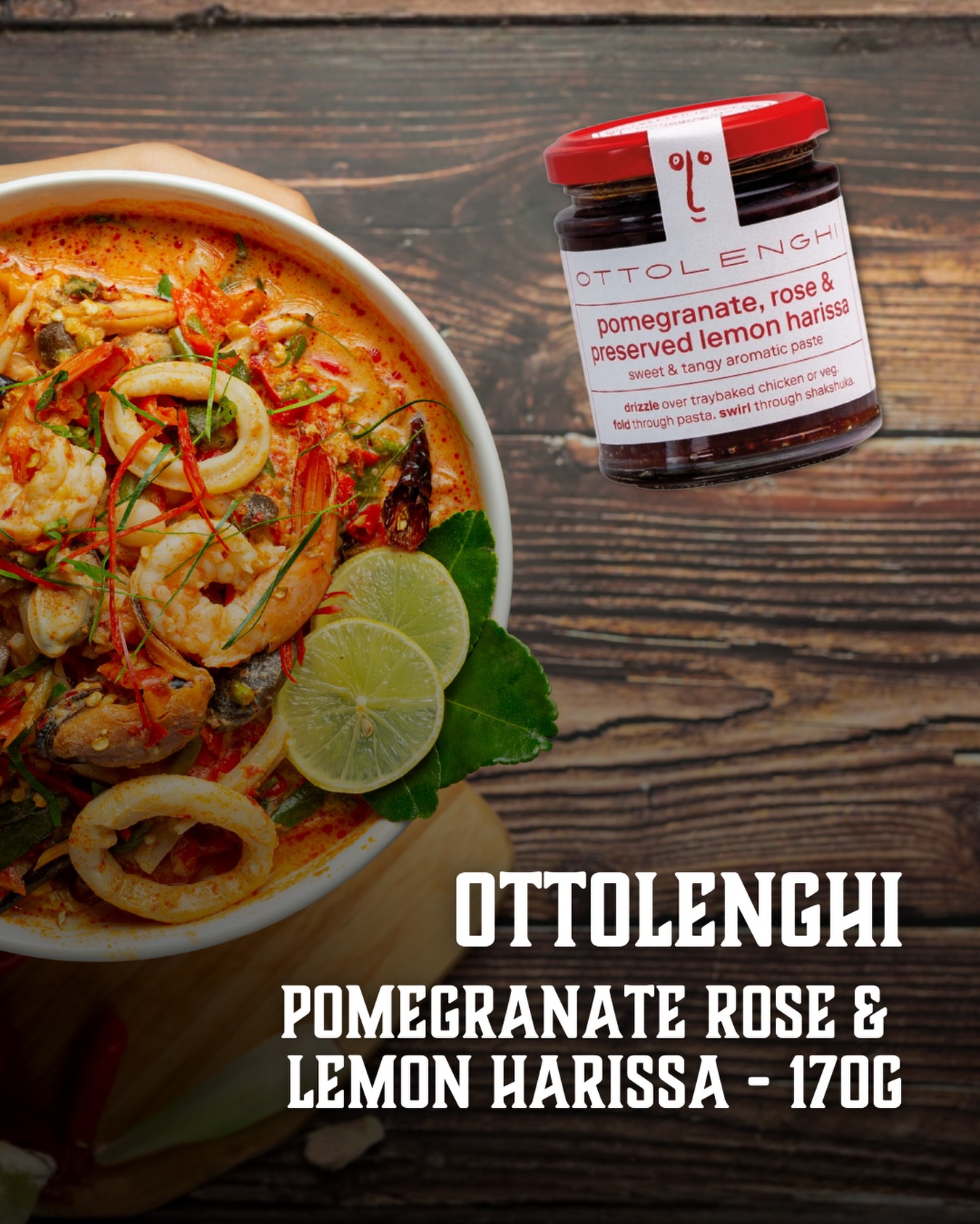 ✨Neu im ButcherGranny’s Shop - Ottolenghi Pomegranate Rose &amp; Lemon Harissa✨

-Anzeige-

„Du verfeinerst damit Ofengemüse, streichst sie auf Lamm, mischst sie unter Joghurt, Couscous oder Hummus oder ziehst ein Dressing mit Olivenöl und Zitronensaft. Ein Löffel reicht, um aus Alltäglichem etwas Besonderes zu machen.“

https://www.butchergrannys.de/saucen-marinaden/saucen/ottolenghi-pomegranate-rose-lemon-harissa-170g