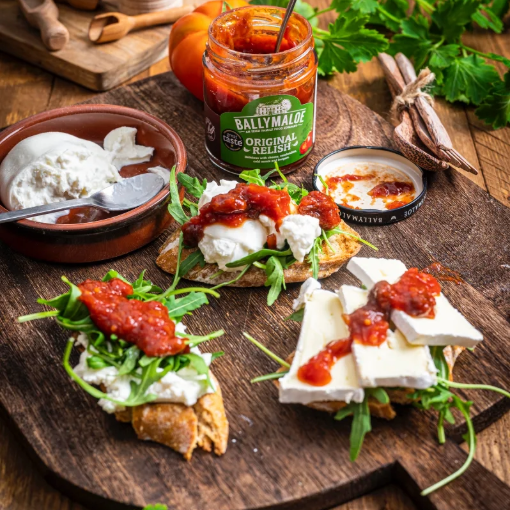 Dreierlei Baguettes mit Ballymaloe Tomatenrelish