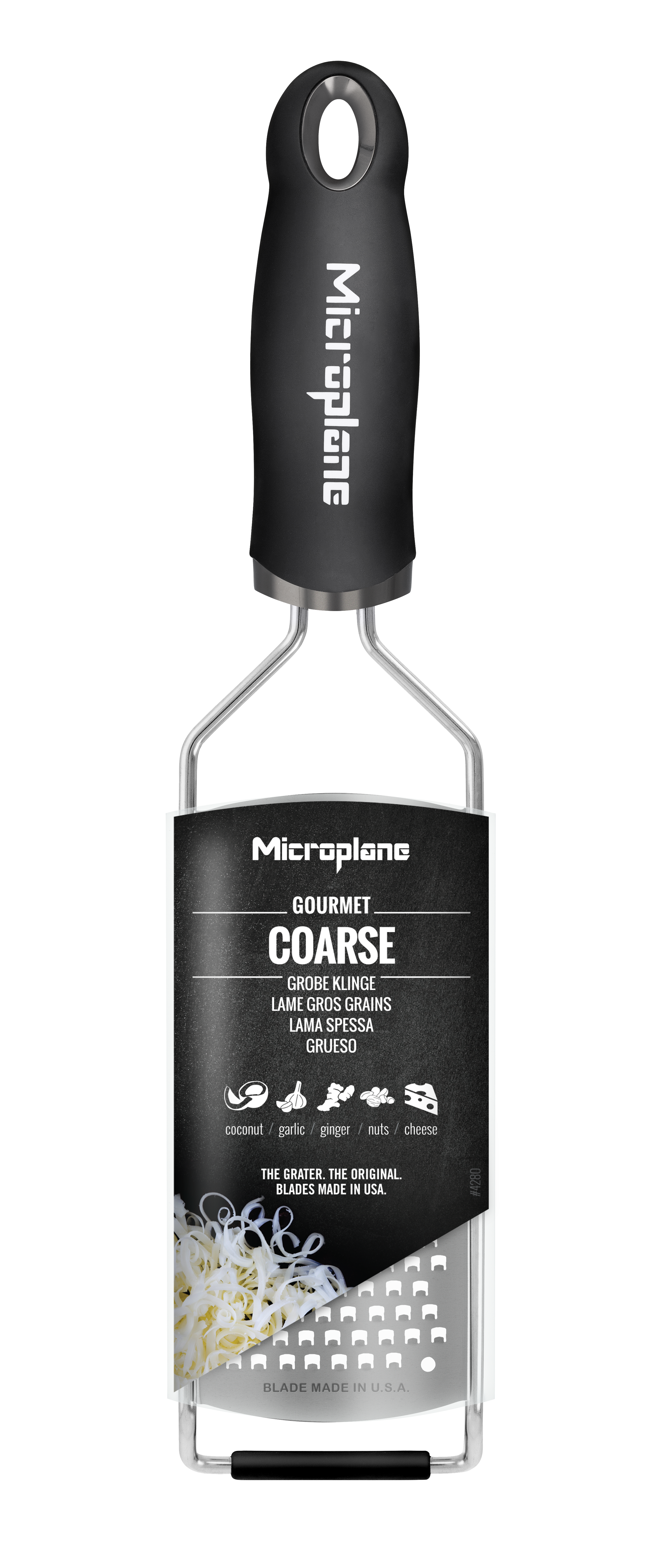 Microplane - Gourmet Coarse Grater black