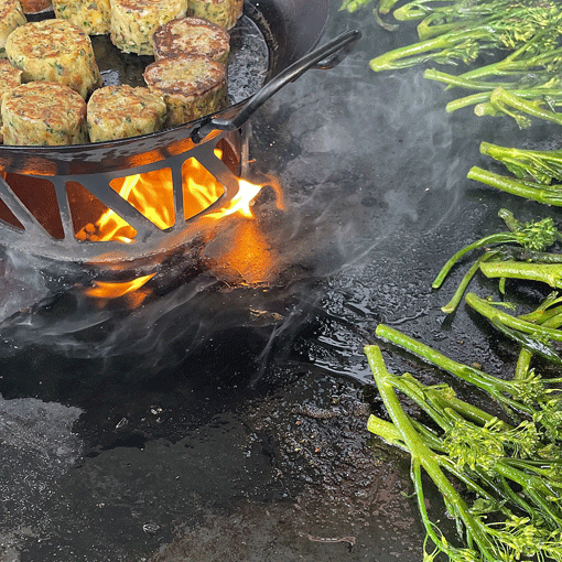 Grillgemüse-Pfanne mit Zucchini, Aubergine und Paprika