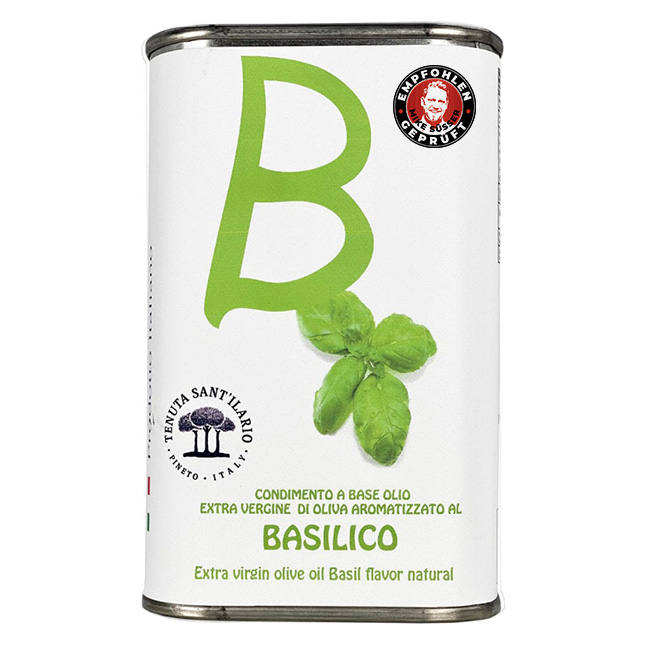 TENUTA SANT'ILARIO - Basilikum auf Olivenöl - 250ml - Mike Süsser empfiehlt