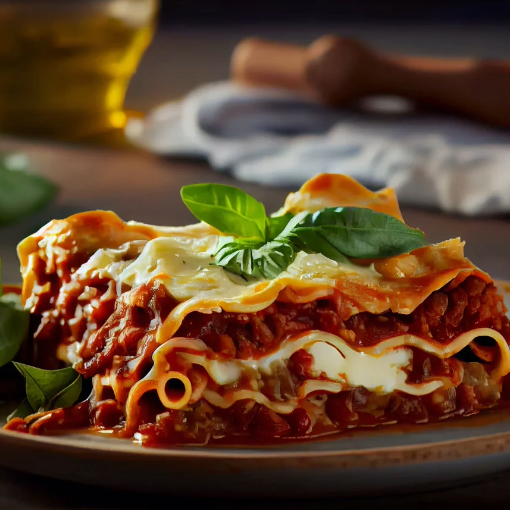 Klassische Lasagne mit Hackfleisch und Béchamel