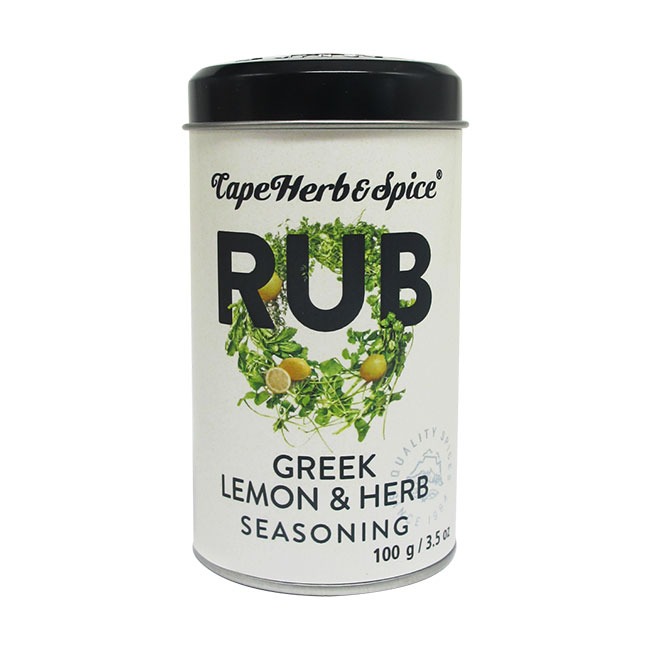 Cape Herb & Spice - Rub Greek Lemon & Oregano - Gewürzzubereitung - 100g