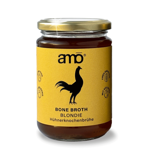 amo - Bone Broth Huhn - Bio Hühnerknochenbrühe - 350 ml