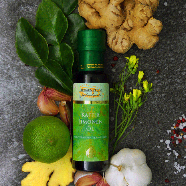 Heimenstein Geschmackswerke - Kaffir Limonen Öl - 100 ml - Mike Süsser empfiehlt