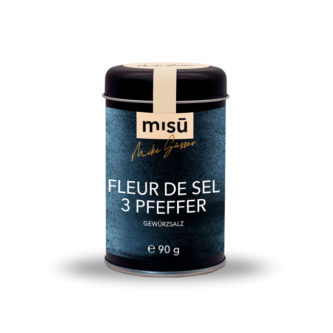 misü by Mike Süsser - Fleur de Sel 3 Pfeffer - Gewürzsalz - 90g