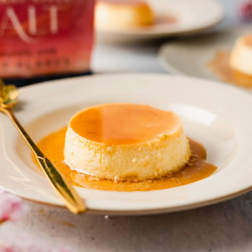 Salted Crème Caramel mit Vanille und Salzkaramell
