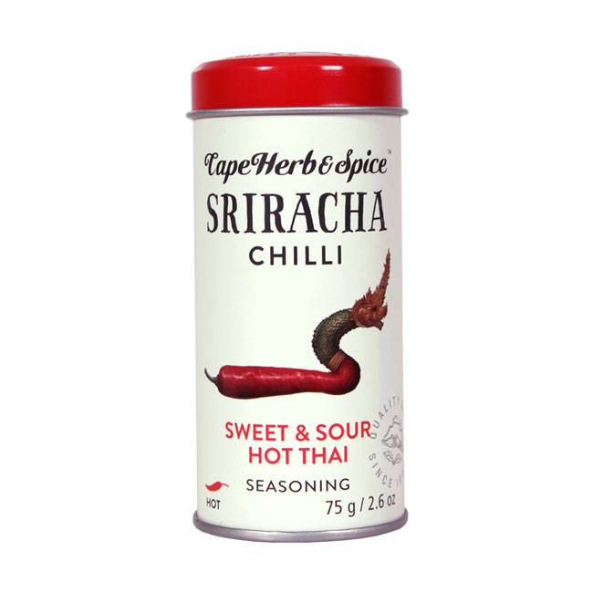 Cape Herb & Spice - Rub Sriracha Chilli Sweet & Sour Hot Thai - Gewürzzubereitung - 75g