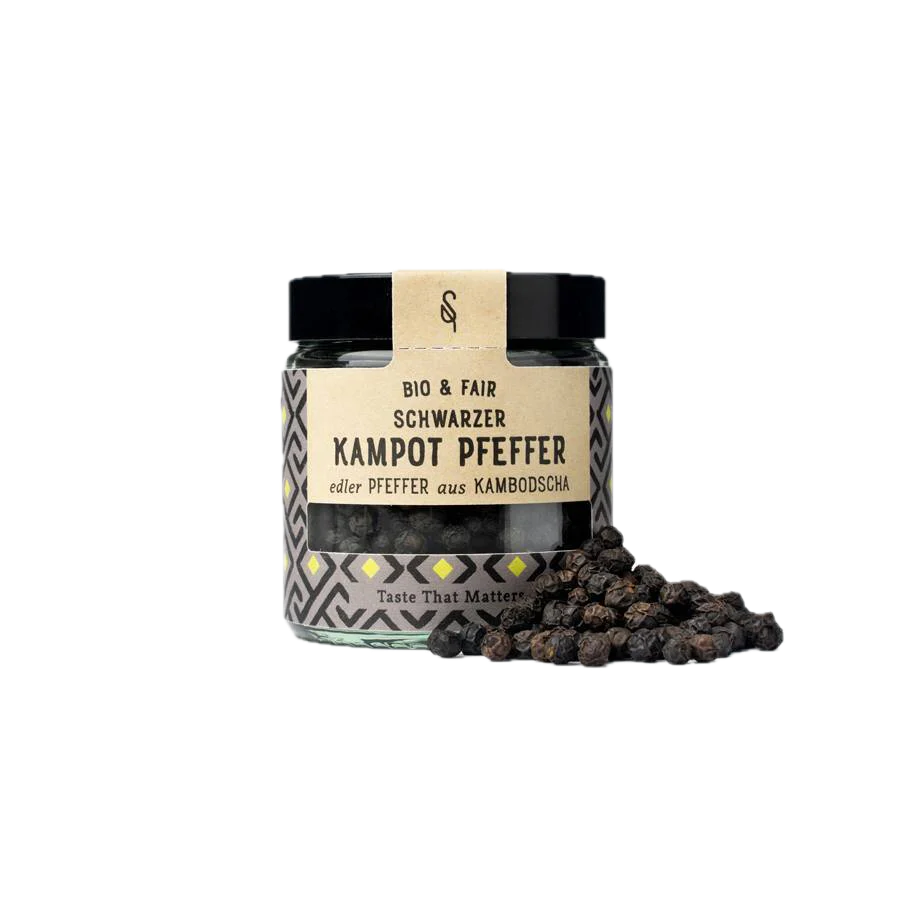 SoulSpice - Schwarzer Kampot Pfeffer (ganz) – 60g
