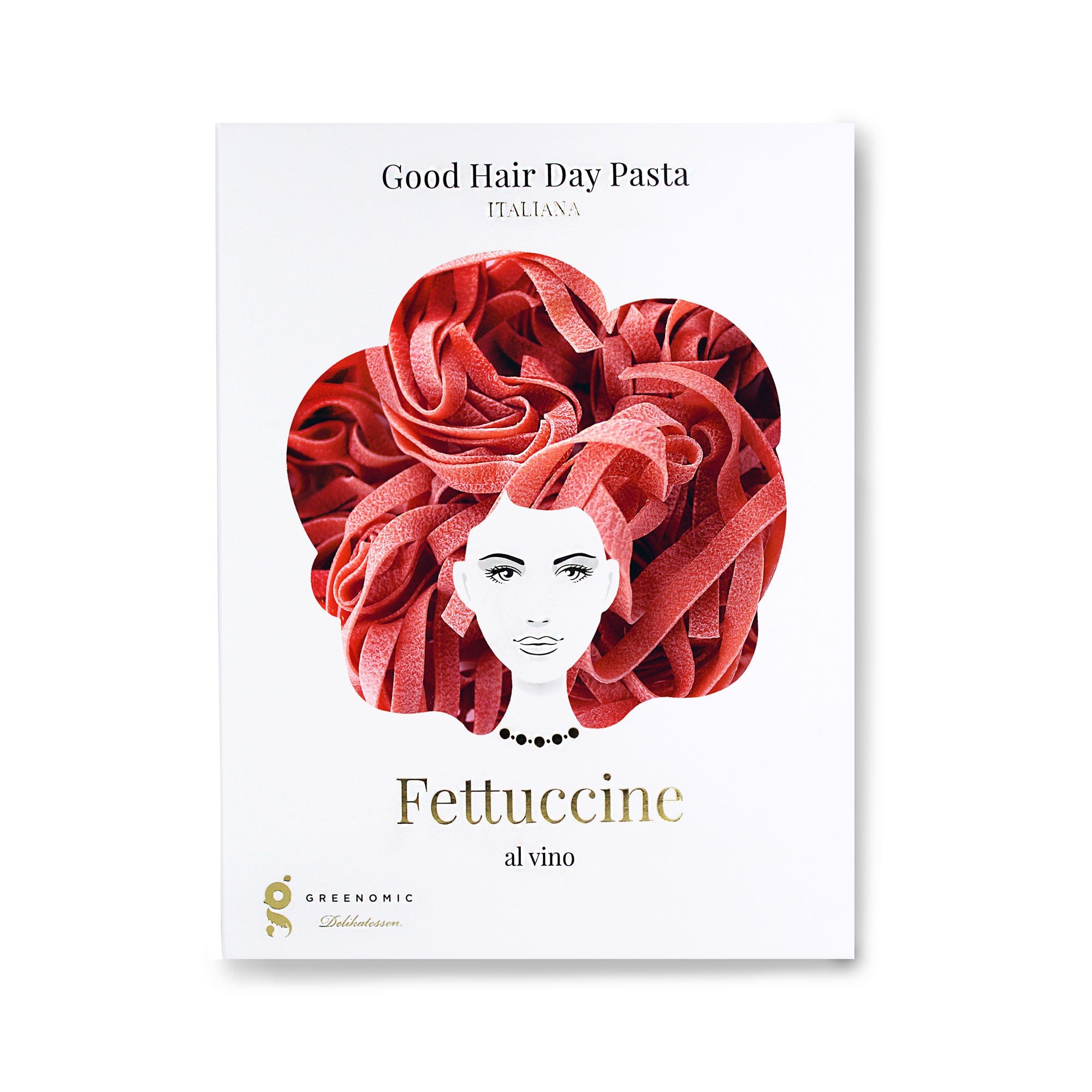 Greenomic Delikatessen - Good Hair Day Pasta - Fettuccine al vino - 250g