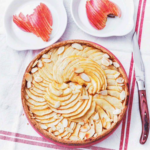 Glutenfreier Apfelkuchen mit Reis- und Mandelmehl
