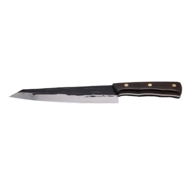 Erste Schmiede - Handgeschmiedetes Kochmesser - Carbonwood