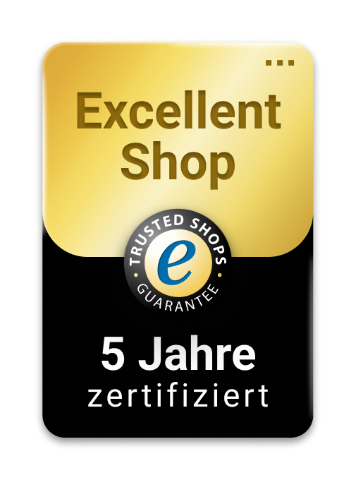 Excellent Shop Award - 5 Jahre zertifiziert
