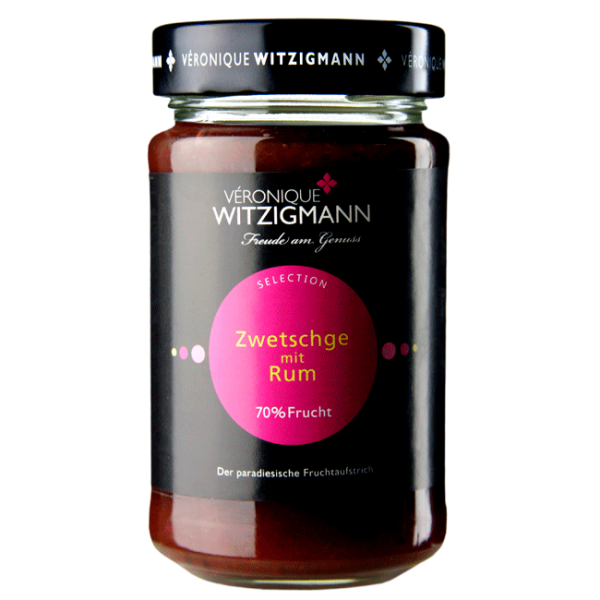 Veronique Witzigmann - Zwetschge mit Rum - Fruchtaufstrich - 225g