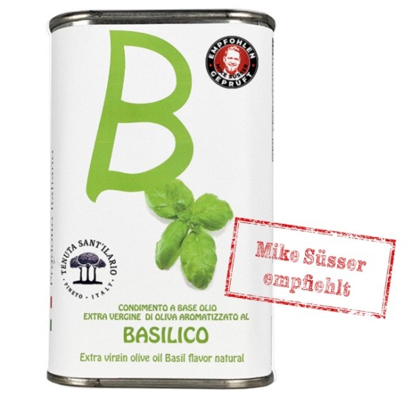 TENUTA SANT'ILARIO - Basilikum auf Olivenöl - 250 ml - Mike Süsser empfiehlt