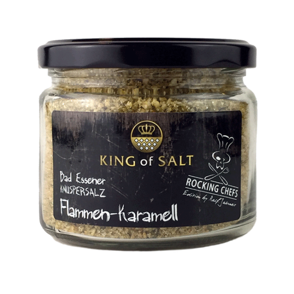 King of Salt - Knuspersalz Flammen-Karamell - 200g
