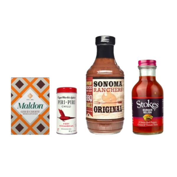 Butcher Granny’s BBQ-Box: BBQ-Saucen, Marinaden und Rubs (4 Produkte)