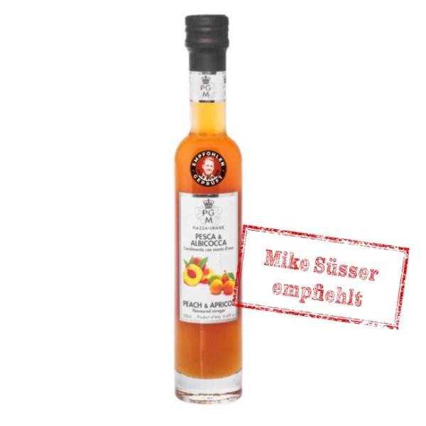 Mussini - PFIRSICH & APRIKOSE Essigzubereitung - 250 ml - Mike Süsser empfiehlt