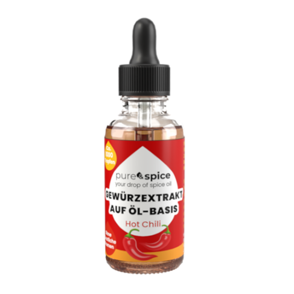 Pure & Spice - Hot Chili - Gewürzextrakt auf Öl-Basis - 30ml