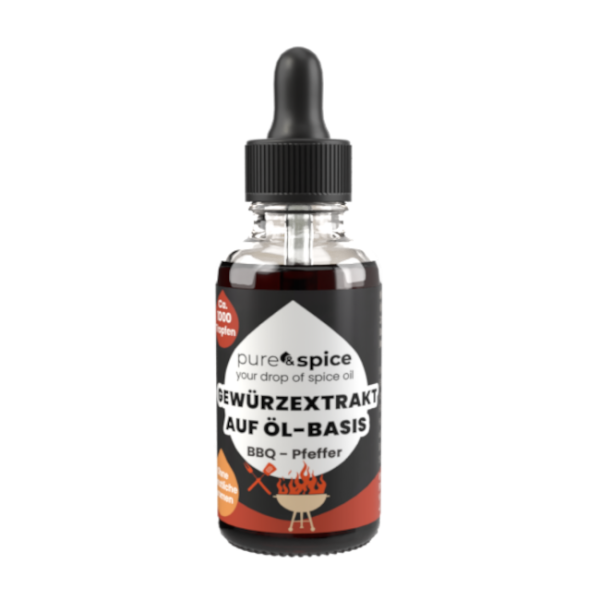 Pure & Spice - BBQ Pfeffer - Gewürzextrakt auf Öl-Basis - 30ml