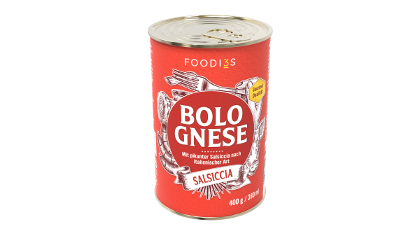 3 Foodies - Salsicca Bolognese - 400g