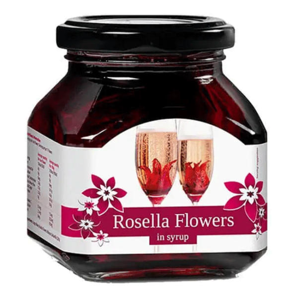 Rosella Flowers - Wilde Hibiskusblüten in Sirup - 270g