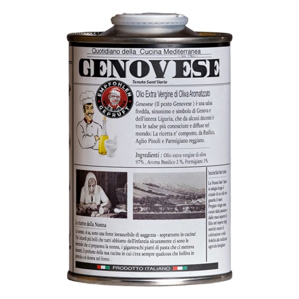 TENUTA SANT'ILARIO - Genovese Olivenöl (mit Parmesan & Basilikum) - 250 ml - Mike Süsser empfiehlt