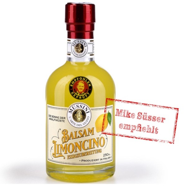 Mussini - Balsam Limoncino - Essig - 250ml - Mike Süsser empfiehlt