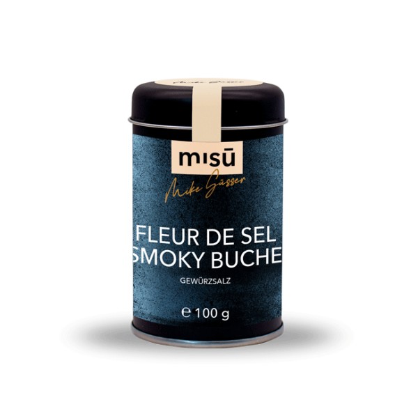 misü by Mike Süsser - Fleur de Sel Smokey Buche - Gewürzsalz - 100g