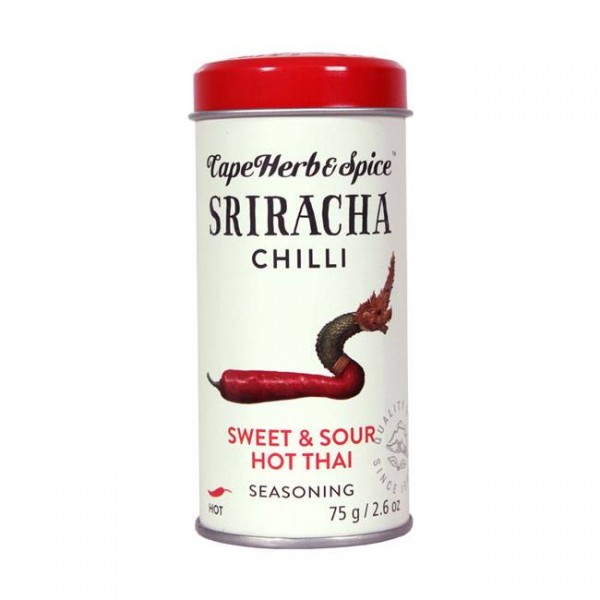 Cape Herb & Spice - Rub Sriracha Chilli Sweet.& Sour Hot Thai - Gewürzzubereitung - 75g