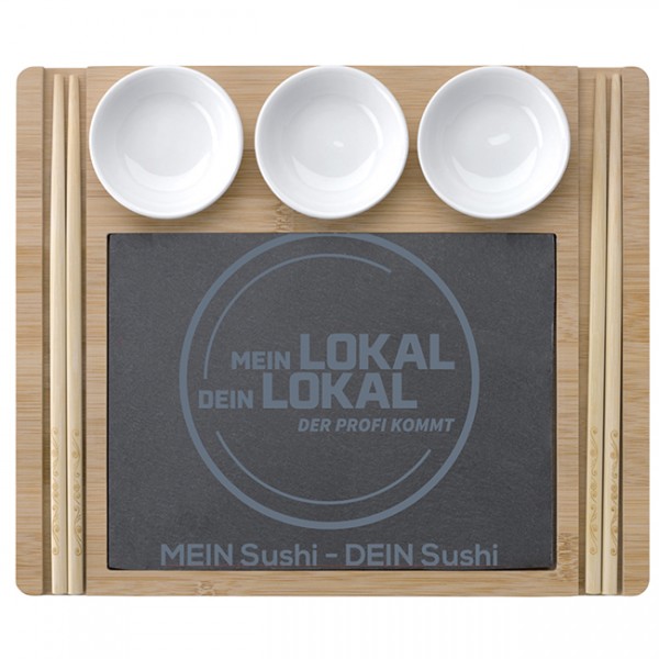 Mein Lokal Dein Lokal - Bamboo Sushi Servierset