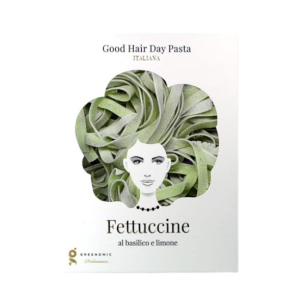 Greenomic Delikatessen - Good Hair Day Pasta - Fettuccine basil & lemon - 250g