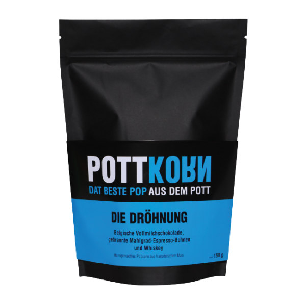 Pottkorn - Die Dröhnung mit Kaffee Whiskey Popcorn - 80g