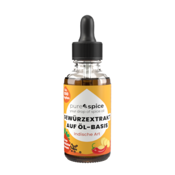 Pure & Spice - Indische Art - Gewürzextrakt auf Öl-Basis - 30ml