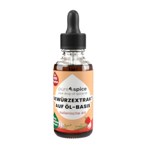Pure & Spice - Italienische Art - Gewürzextrakt auf Öl-Basis - 30ml