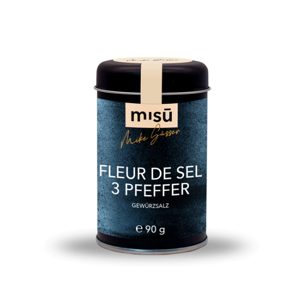 misü by Mike Süsser - Fleur de Sel 3 Pfeffer - Gewürzsalz - 90g