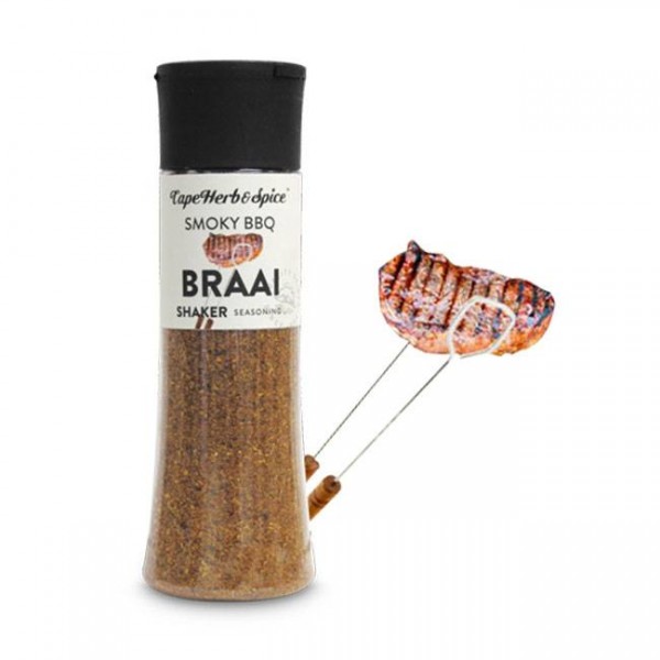 Cape Herb & Spice - Shaker Smoky BBQ Braai - Würzmischung - 265g