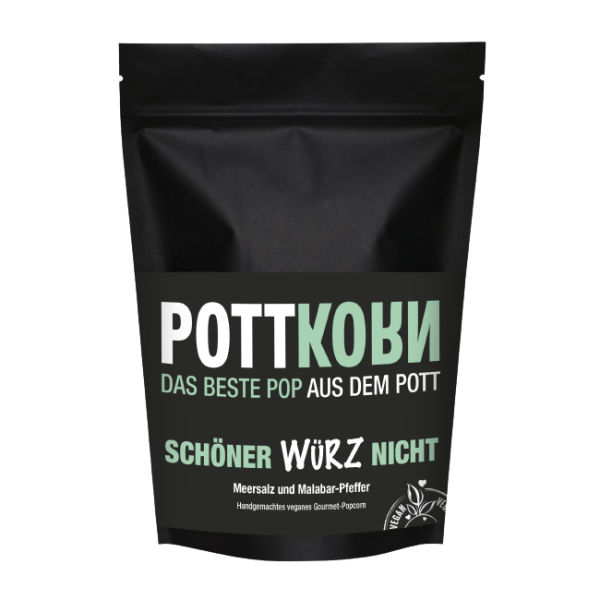 Pottkorn - Schöner Würz Nicht mit Salz Malabar-Pfeffer Popcorn - 80g